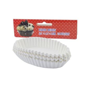 Χάρτινες Φόρμες για Muffin 8.5x4.7x2 cm 75 τεμάχια/σετ