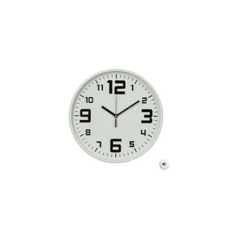 Стенен часовник Atmosphera White, 30x5 см