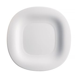 Farfurie plata LUMINARC Carine, 27x27cm, gri, sticla opal