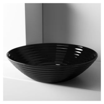 Bol LUMINARC Harena, 20cm, negru, sticla opal