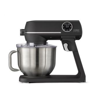 Επαγγελματικός μίξερ Caso KM 1800 Black-E, 1800W, 6 L, 10 ταχύτητες, Χρονόμετρο, Λεβέτας από ανοξείδωτο ατσάλι, Αισθητηριακός έλ