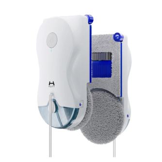 Ablaktisztító robot HUTT 10, 6500 Pa, 55 N, 60 m², NAM 7.0, UPS, dupla fúvókák, fehér
