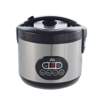 Рисоварка и готварски уред на пара, Solis, Rice Cooker DUO, 1.2 литра, 500 W, неръждаема стомана