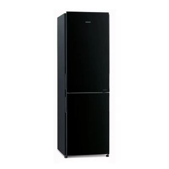 Hitachi Deluxe hladnjak sa staklenim vratima, 330 litara, crni