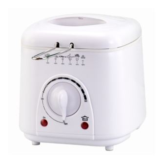 Kenyérsütő Elite EDFF-1288W, 950W, 1 liter, max. 190°C, átlátszó fedél, csúszásmentes lábak, fehér