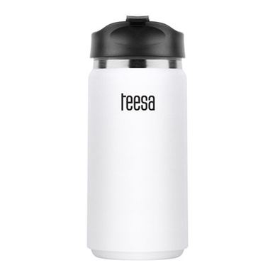 Termos Alb 350ml Oțel Inoxidabil, Plastic Teesa