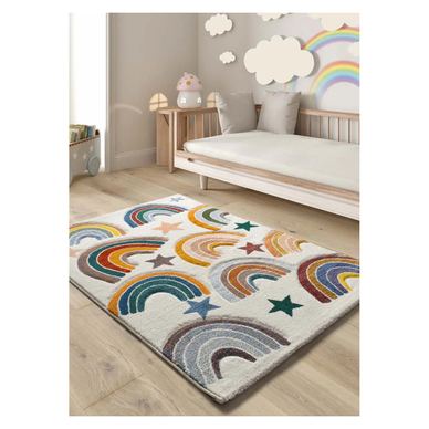 ATTICGO Covor pentru copii curcubeu multicolor BALLOON 40364, 120x170 cm