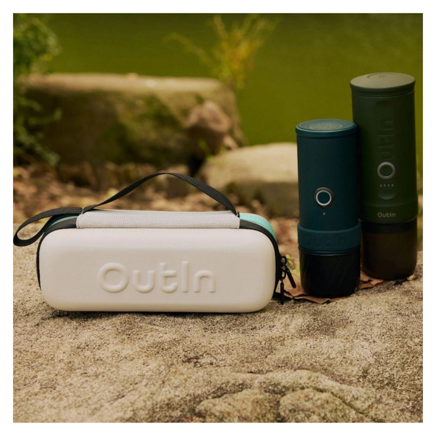 Ασφαλές θήκη Outin EVA, Συμβατό με Outin Nano/Mino/Fino, Θήκη για κάψουλες, Ανθεκτικό στην υγρασία και τις κρούσεις, Καφέ - 11
