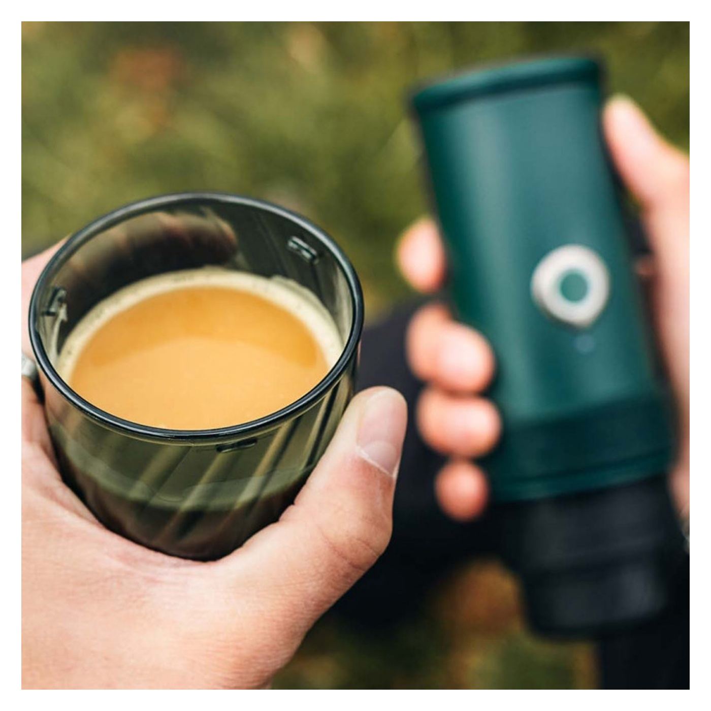 Outin Mino CG Φορητή Μηχανή Espresso, 22 bar, 9000 mAh, 70ml, 93.3°C Εκχύλιση, Αλεσμένος Καφές + Κάψουλες Nespresso, USB-C, Moun - 5
