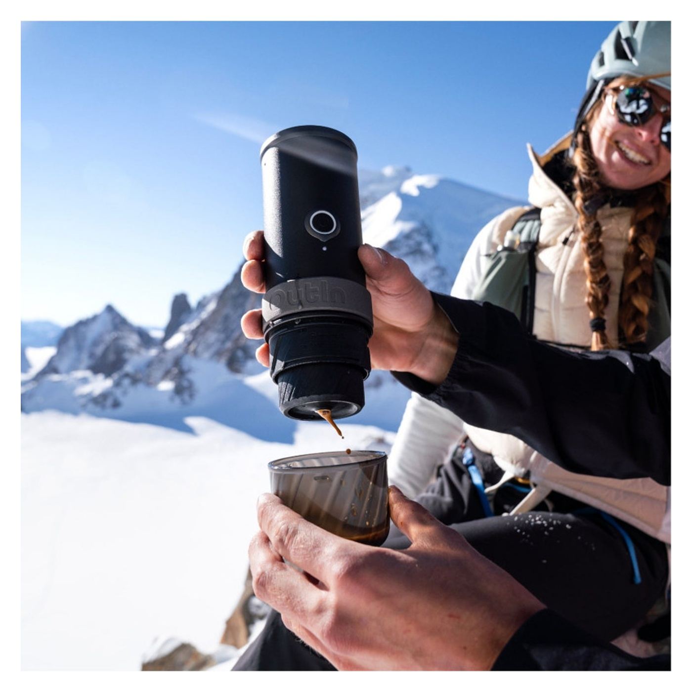 Outin Mino CG Φορητή Μηχανή Espresso, 22 bar, 9000 mAh, 70ml, 93.3°C Εκχύλιση, Αλεσμένος Καφές + Κάψουλες Nespresso, USB-C, Moun - 7