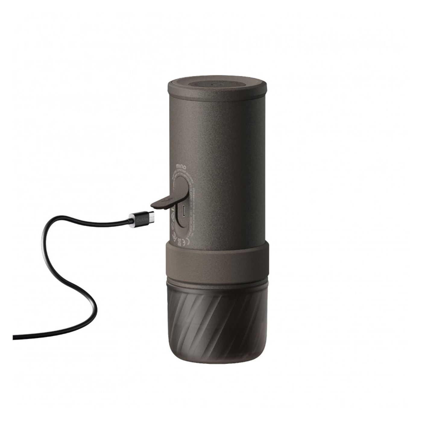 Φορητή μηχανή εσπρέσο Outin Mino SG, 22 bar, 9000 mAh, 70 ml, Έκχυση στους 93.3°C, Αλεσμένος + κάψουλες Nespresso, USB-C, Γκρι - 12