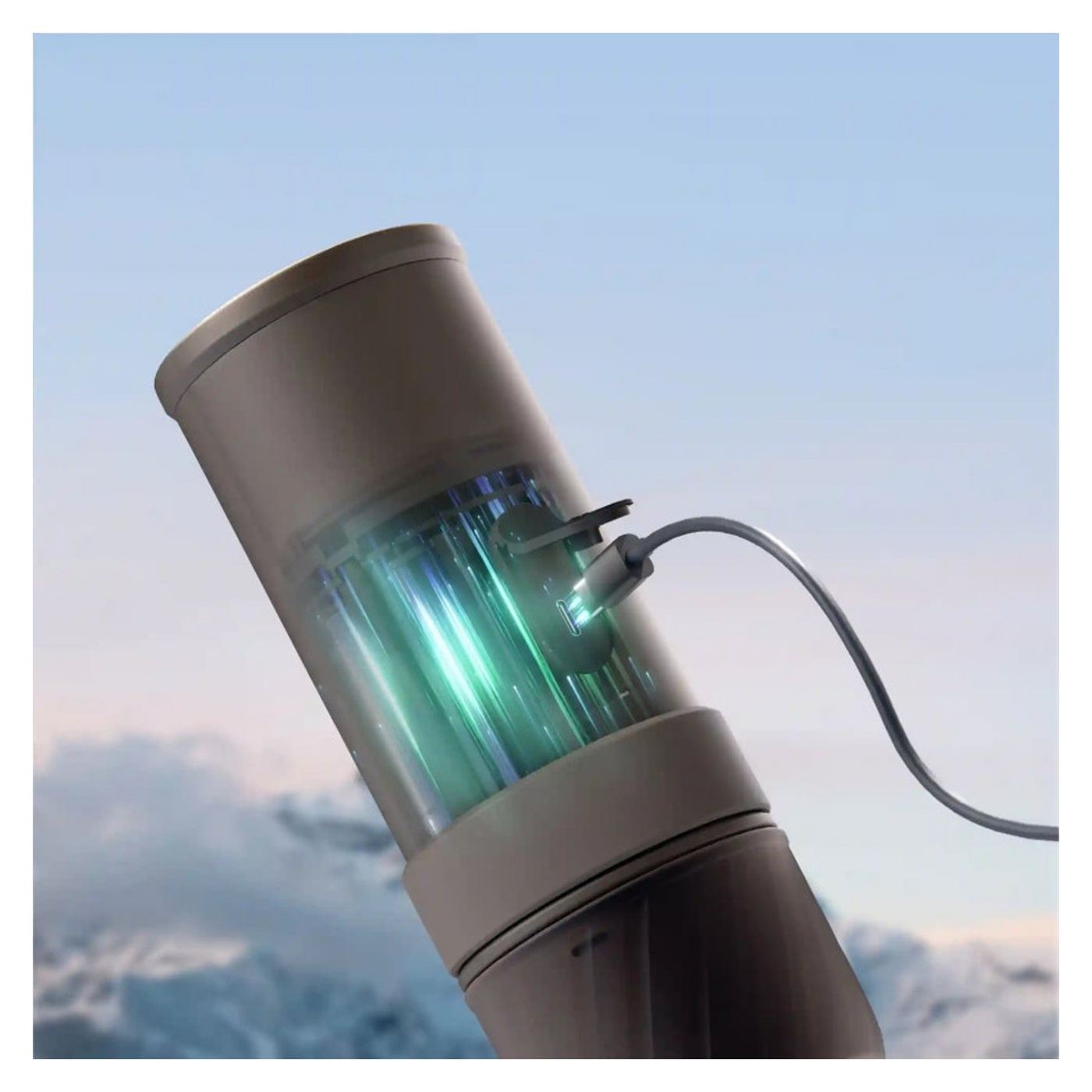 Φορητή μηχανή εσπρέσο Outin Mino SG, 22 bar, 9000 mAh, 70 ml, Έκχυση στους 93.3°C, Αλεσμένος + κάψουλες Nespresso, USB-C, Γκρι - 13