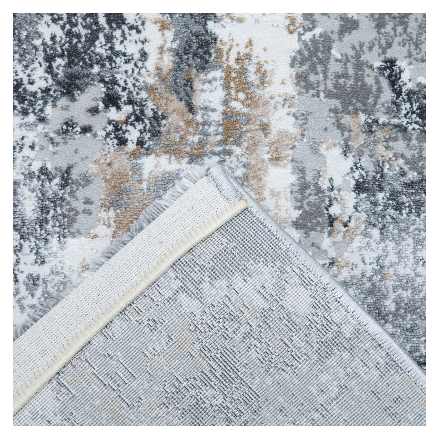 Covor Modern Living, Dormitor Dreptunghiular Hera Lux TZ16BHBY Gri, 60 x 130 - 6