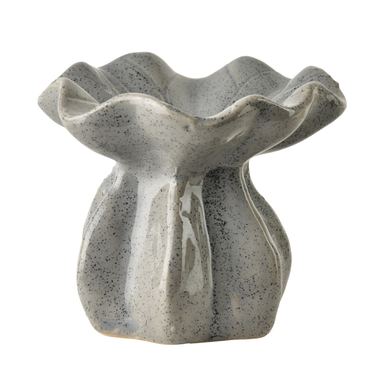 Keramički plamenik za eterična ulja MONDEX 10x10x9 cm crni/bijeli 1 kom
