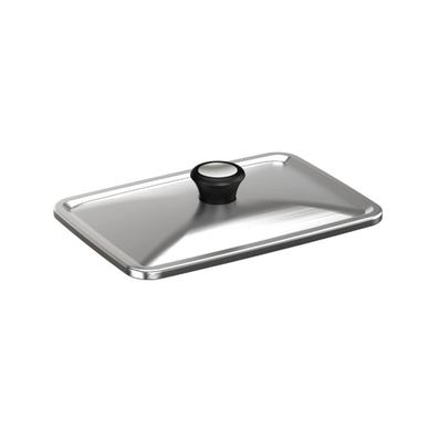 Capac pentru gătit Tefal XA731810, compatibil cu gratarul electric OptiGrill 4 in 1 și OptiGrill 2 in 1, inox, compatibil cu mas
