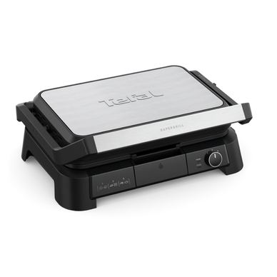 Grătar electric multifuncțional Tefal SuperGrill 3 in 1 XL GC520DE0, 2000W, plăci detasabile, 3 trepte temperatura, funcție cupt