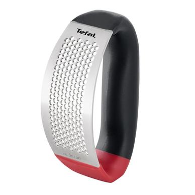Presă pentru usturoi Tefal Ingenio+ K1990734, inox, compatibilitate cu mașina de spălat vase, negru & roșu