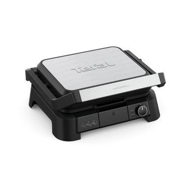 Grătar electric Tefal SuperGrill 3 in 1 GC510DE0, 2000W, indicator gatire, plăci detasabile cu înveliș antiaderent, 3 trepte tem