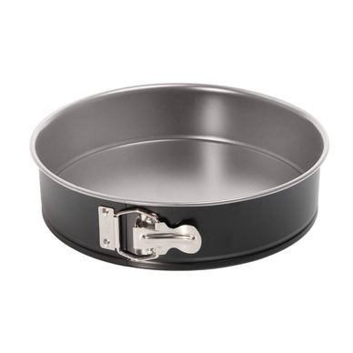 Forma rotundă pentru copt Tefal Easybake J1741274, 24 cm, margini detasabile, înveliș antiaderent, gri