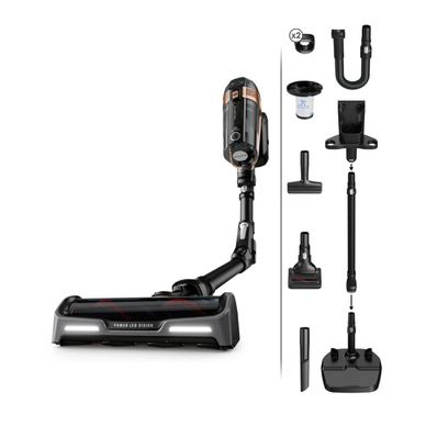 Aspirator vertical Rowenta X-Force Flex 15.60 RH99F1WO, 520W, Tehnologie flex, display control, accesorii animal care, stație în
