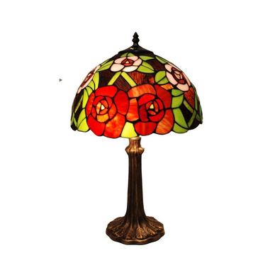 Tiffany Drvo Baza Stolna Lampa New York