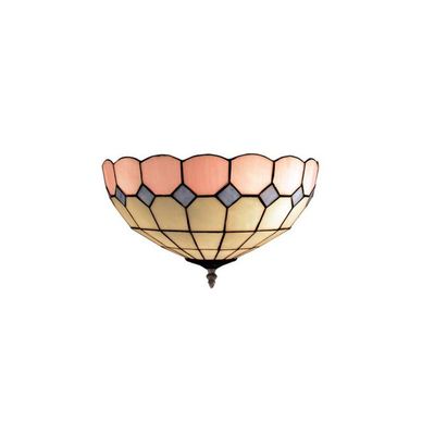Stropní lampa Tiffany Růžová