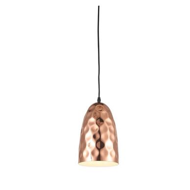 Zprohýbaná kovová trubková stropní závěsná lampa vintage