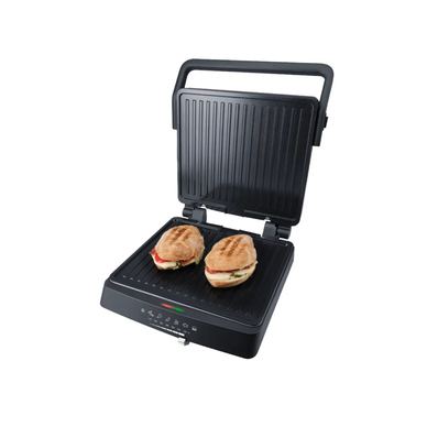 Grătar electric 3in1, Steba Germany, Contact Grill, 27 x 24 cm, 2000 W, inox