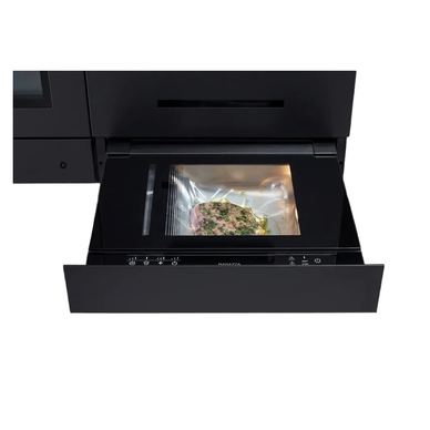 Aparat de vidat premium cu camera tip sertar incorporabil, Barazza, colecție Icon Exclusive, negru mat