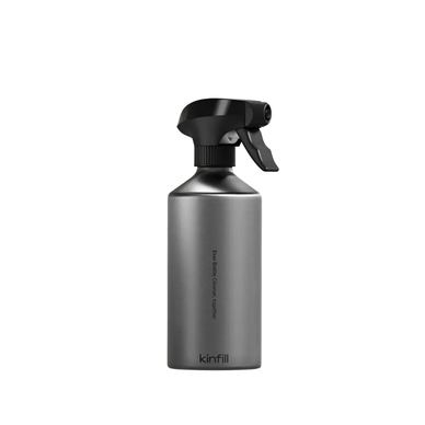 Újratölthető alumínium permetezőpalack, Kinfill, Charcoal, 500 ml