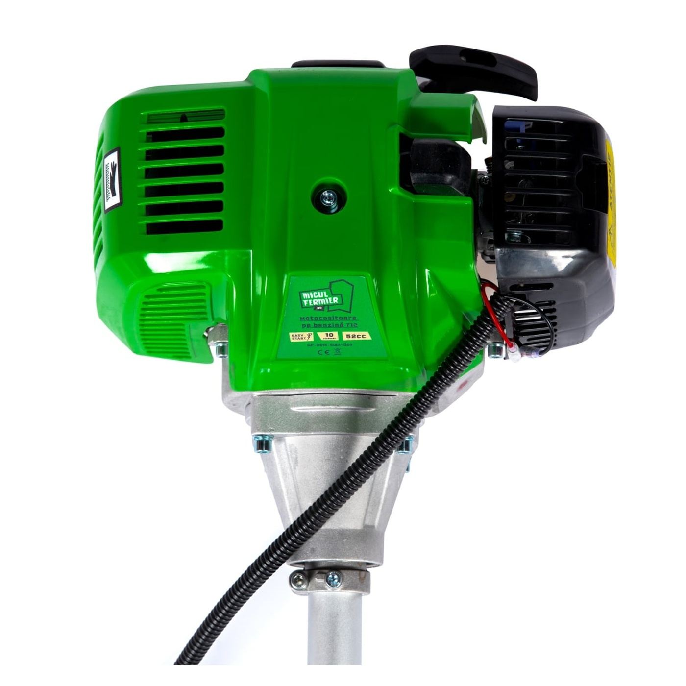 Motocositoare micul fermier 4.76cp, 52cc, benzina, 2T, pornire rapida, 10 accesorii, tija 28mm - 6