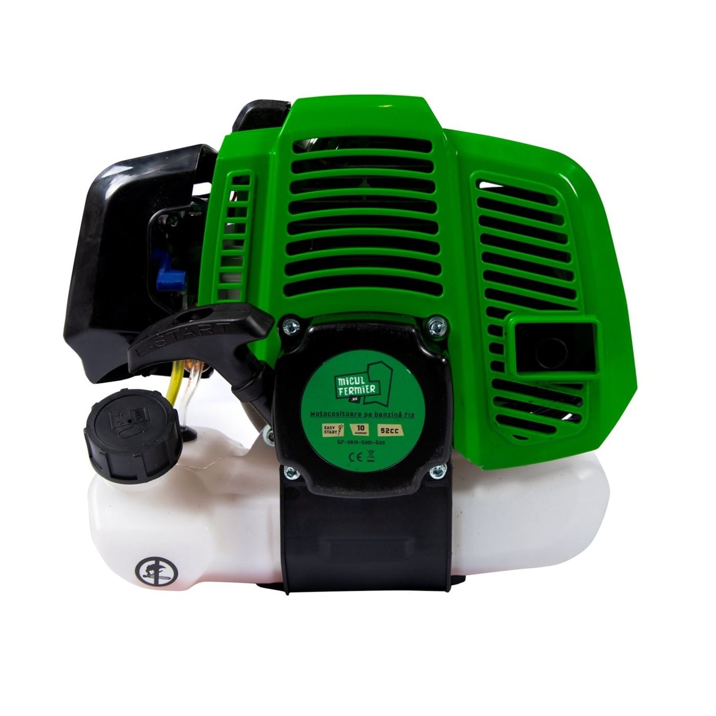 Motocositoare micul fermier 4.76cp, 52cc, benzina, 2T, pornire rapida, 10 accesorii, tija 28mm - 8