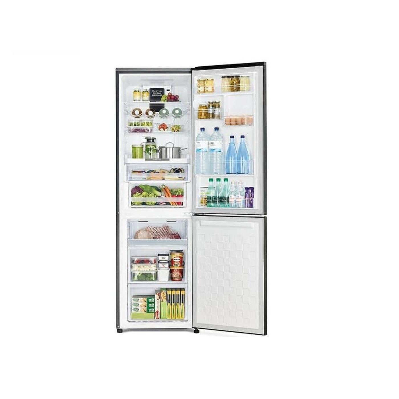 Hitachi Deluxe hladnjak sa staklenim vratima, 330 litara, sivo/crni - 2