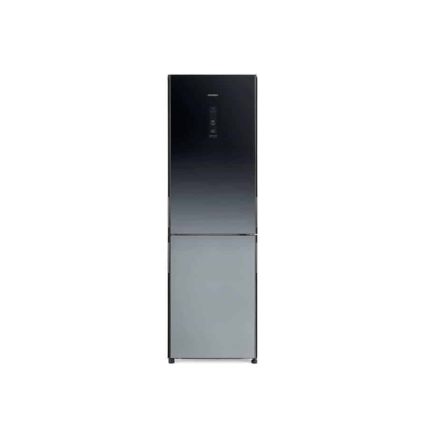 Hitachi Deluxe hladnjak sa staklenim vratima, 330 litara, sivo/crni - 3