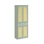 SoBuy Predsoba z ratanom, zelena, 70x34x180 cm, FSB107-GR (2 kosa.) thumbnail 1