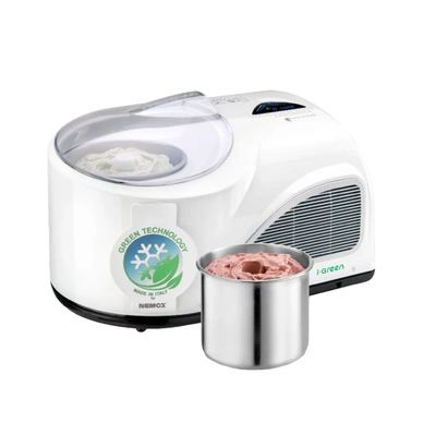 Masina de inghetata cu compresor, Nemox, Gelato NXT1 i-Green, 1 kg, alb