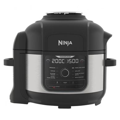 Πολλαπλός μαγειρικός λέβητας υπό πίεση Ninja Foodi OP350FR, 1400W, 6 L, 9 προγράμματα, 40-200°C, TenderCrisp®, Κεραμική επίστρωσ