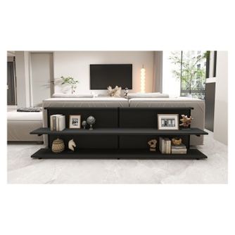Consola Mela, 180x22 cm - Antracit
