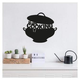 Decoratiune de perete Metal Cookıng-metalpot, Cupru, 40x1x45 cm