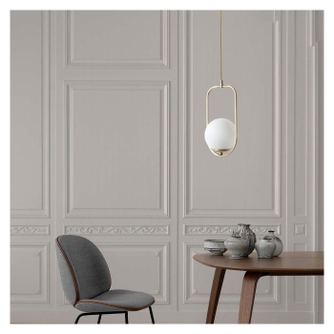 Lustra Ahu Chandelier, Alb, 18x18x70 cm - Cupru