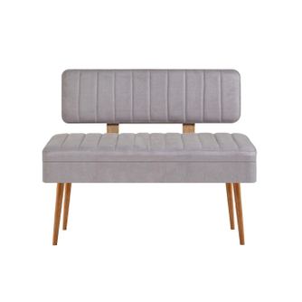 Taburet Banca Bucatarie Bench, 110x83x47 cm - Gri