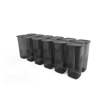 Set 12 cutii verticale, Gri, 25x11 cm