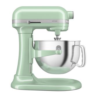 Tálaló keverő KitchenAid Artisan 5KSM60SPXEPT Pisztácia, 375 W, 5,6 L, 11 sebesség, 67 érintési pont, Tál emelése, Fold speciáli