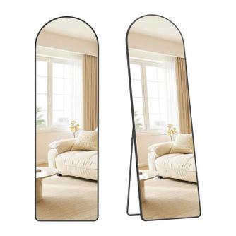 Oglinda de podea, VASAGLE, H160 cm, negru