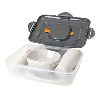 SET PICNIC CAMPING 4 PERSOANE 26 PIESE