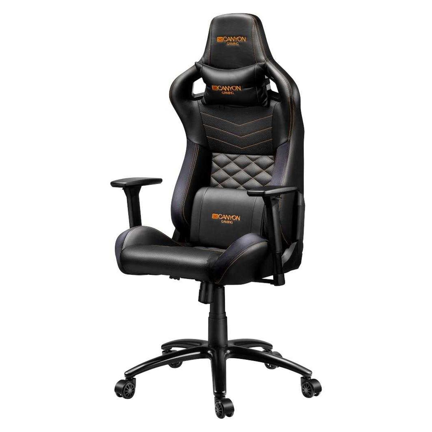 Scaun gaming, CANYON, Negru