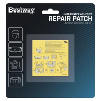 Kit De Reparatii Pentru Produse Gonflabile, 10bucati/set, 6.5cmx6.5cm