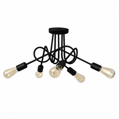 Lustra Cojom Baby 5 X E27,metal negru