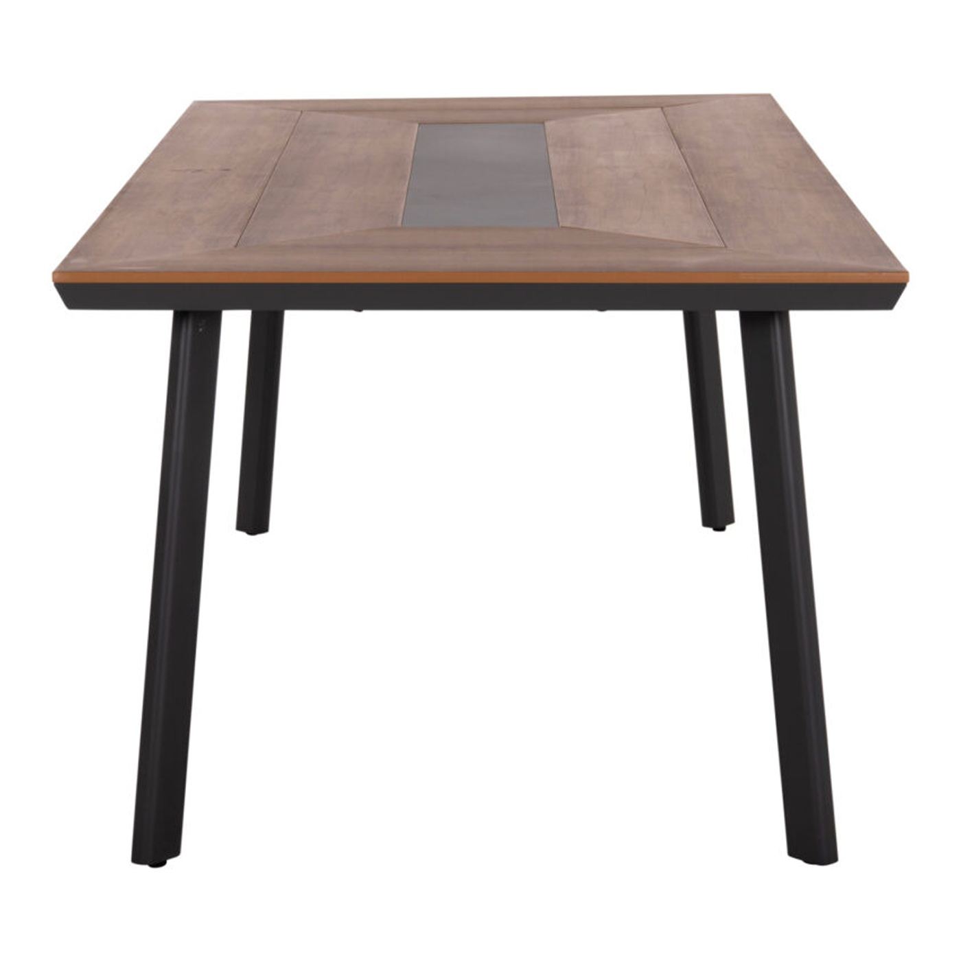 Маса, HM5131.12, Сив, Polywood, 200х100см. - 4