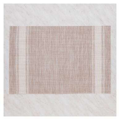 Napron TIERA 45x30 cm Bej cu linii albe